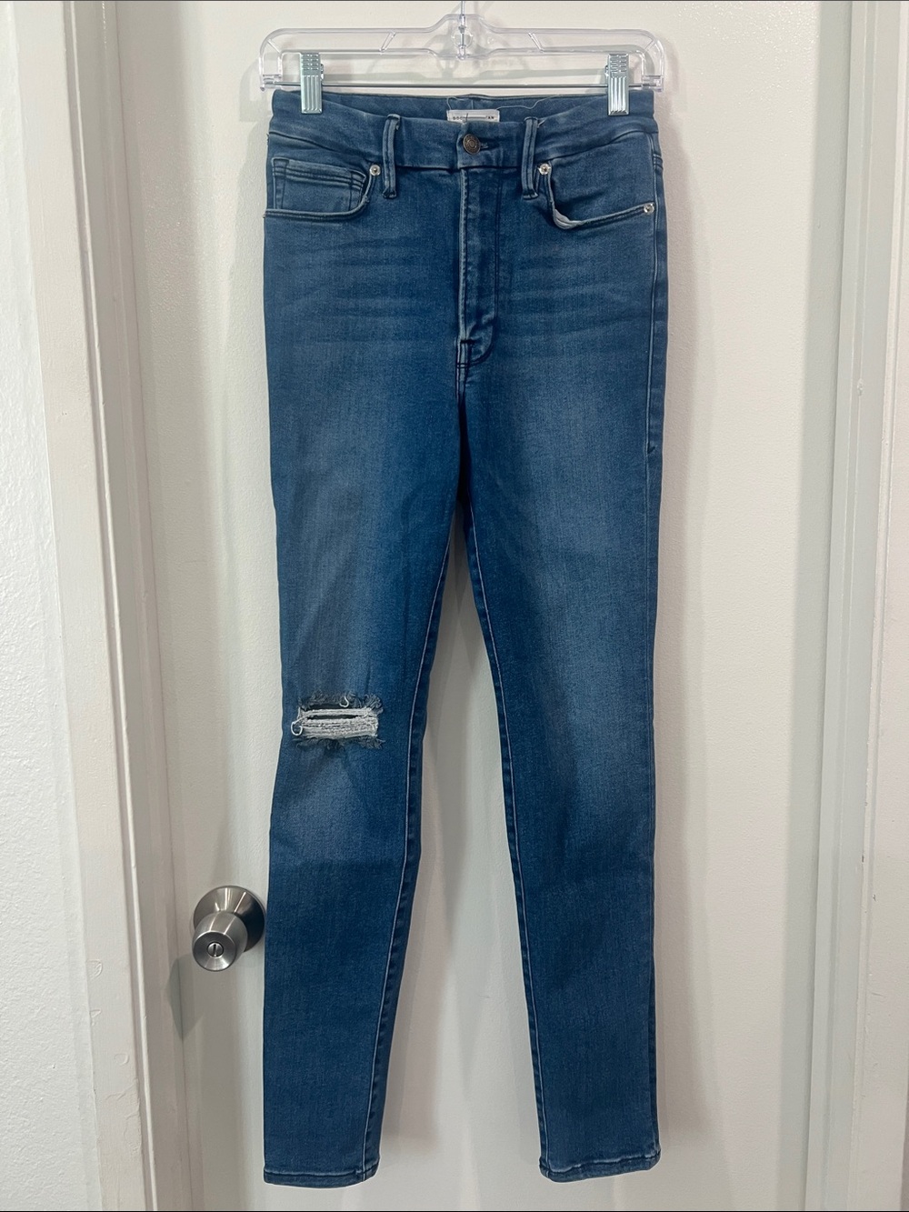 Good American Always Fits Good Waist Skinny Jeans in Blue852 Size 6-12